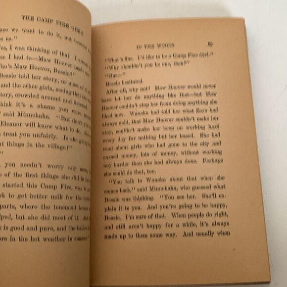 A Campfire Girl’s First Council Fire Jane L. Stewart Saalfield Publishing 1914 - Picture 8 of 16